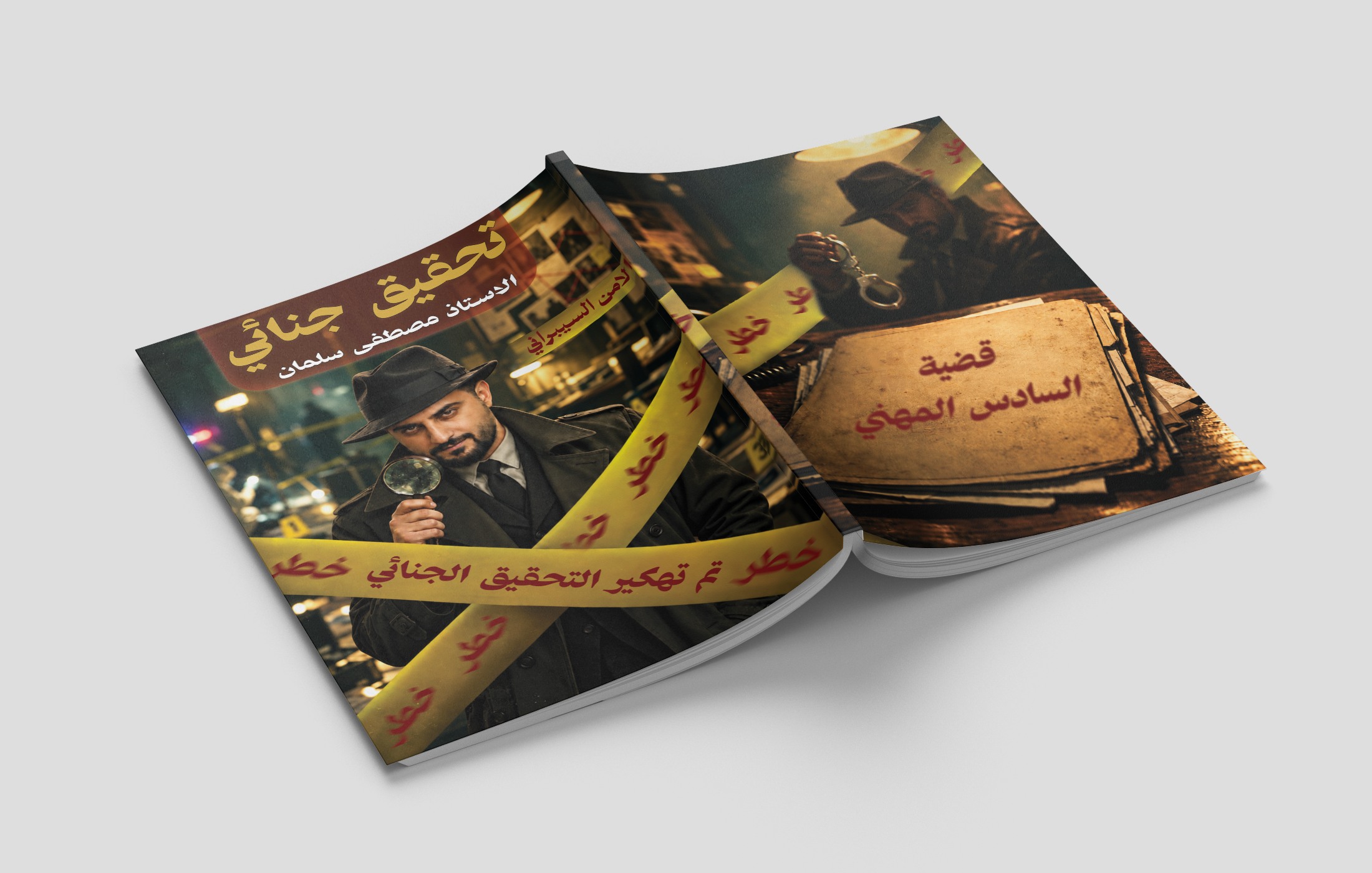 تصميم غلاف ملزمة تحقيق جنائي