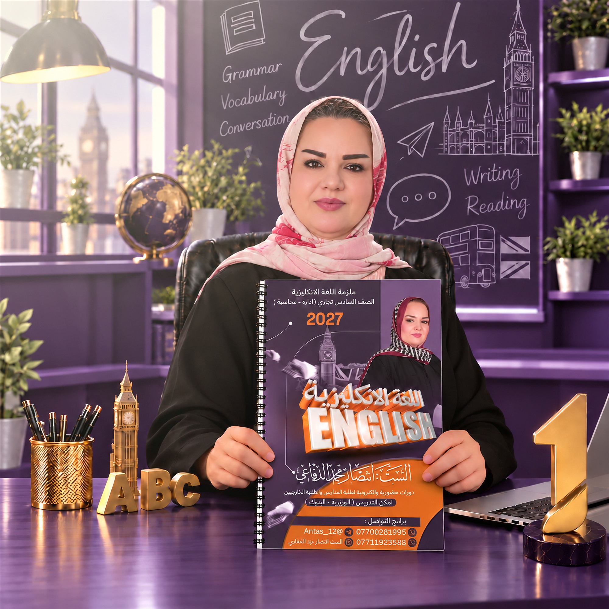 بوست اللغة الإنجليزية — السادس التجاري